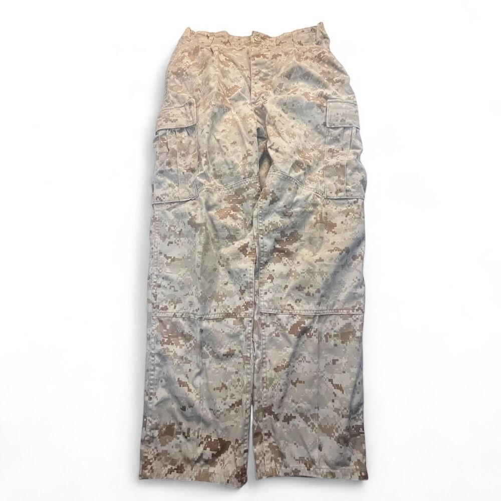 Women's USMC Desert Camo Pants Small Short Military Utility Gorpcore